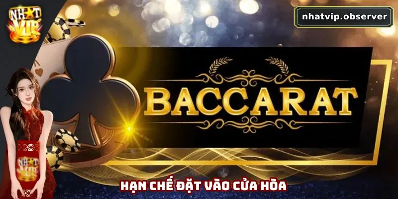 Hội viên nên hạn chế đặt cược vào cửa hòa